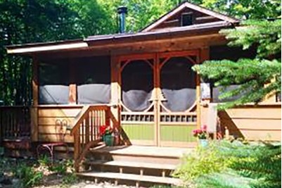 1. Door County Cabin in the Woods in Baileys Harbor