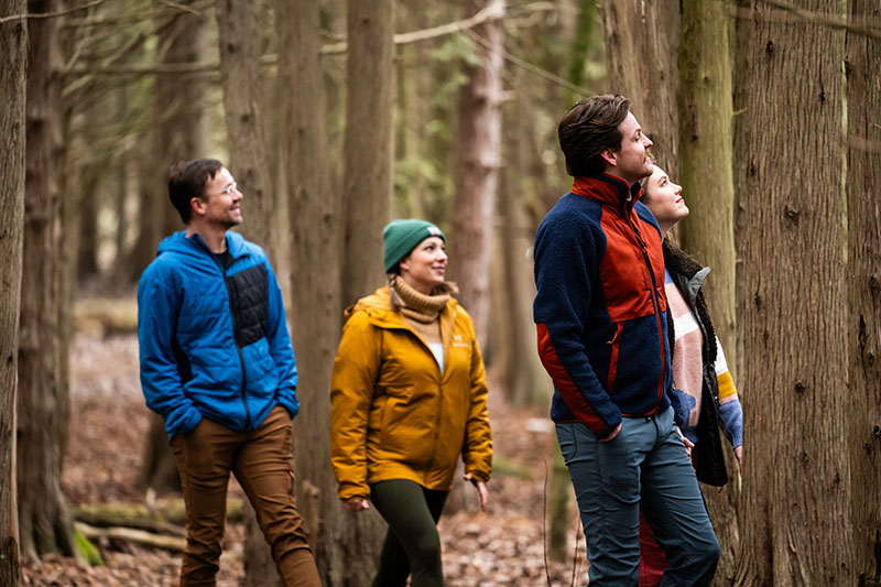 Hiking at Crossroads